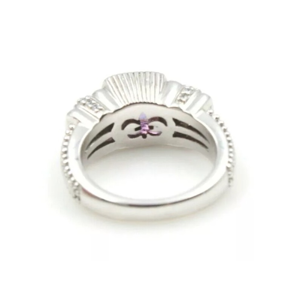Judith Ripka RARE and HTF Amethyst Ring - Picture 7 of 8